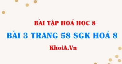 Bài 3 trang 58 SGK Hoá 8: Cách lập công thức hoá học